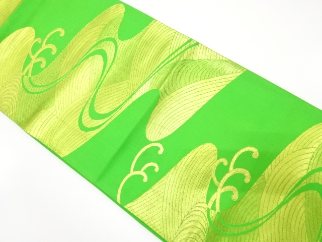 JAPANESE KIMONO / ANTIQUE FUKURO OBI / SILK / WOVEN STREAM